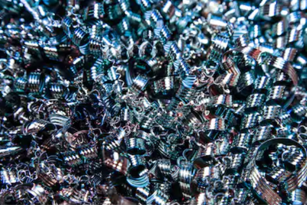 metal shavings