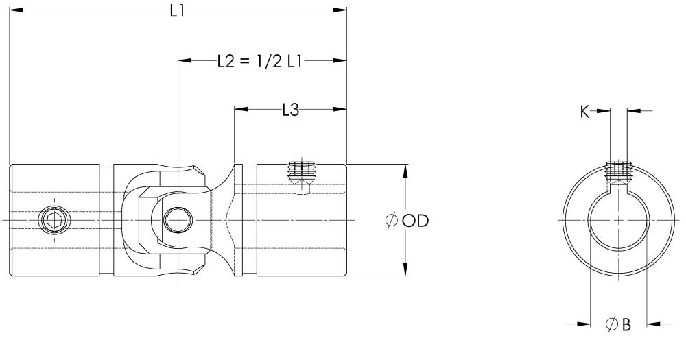 Heavy Duty - Single Universal Joint