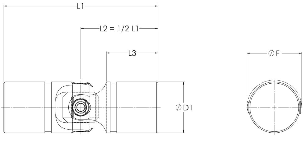 High Strength - Single Universal Joint