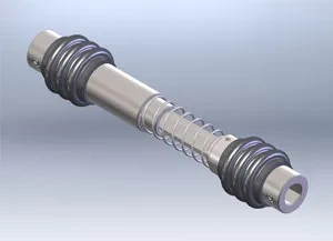 Spring-Loaded Quick Change Drive Shaft