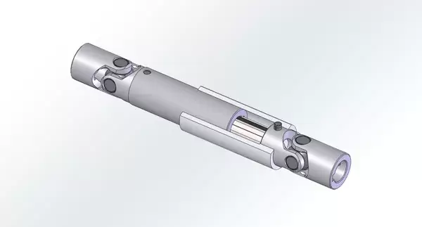 Telescoping Drive Shaft with Nylon Cover | Belden Universal Joints